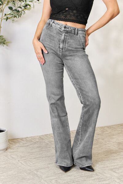 Kancan High Waist Slim Flare Jeans