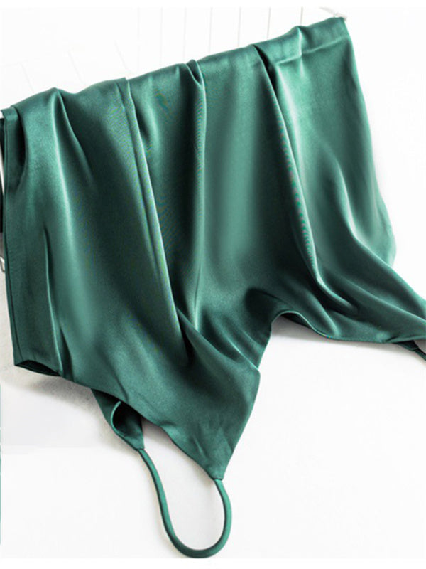 Women's Solid Color Satin Camisole